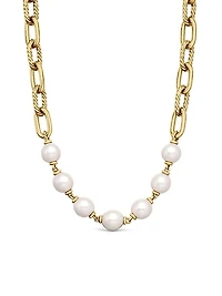 DY Madison 18K Yellow Gold & 12-13mm Pearl Necklace