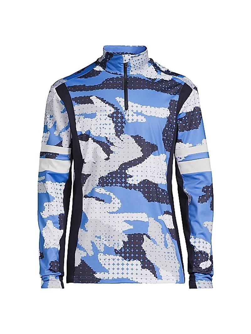Nerus Camouflage Quarter-Zip Sweatshirt