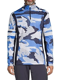 Nerus Camouflage Quarter-Zip Sweatshirt