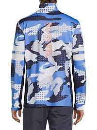 Nerus Camouflage Quarter-Zip Sweatshirt