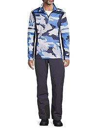 Nerus Camouflage Quarter-Zip Sweatshirt