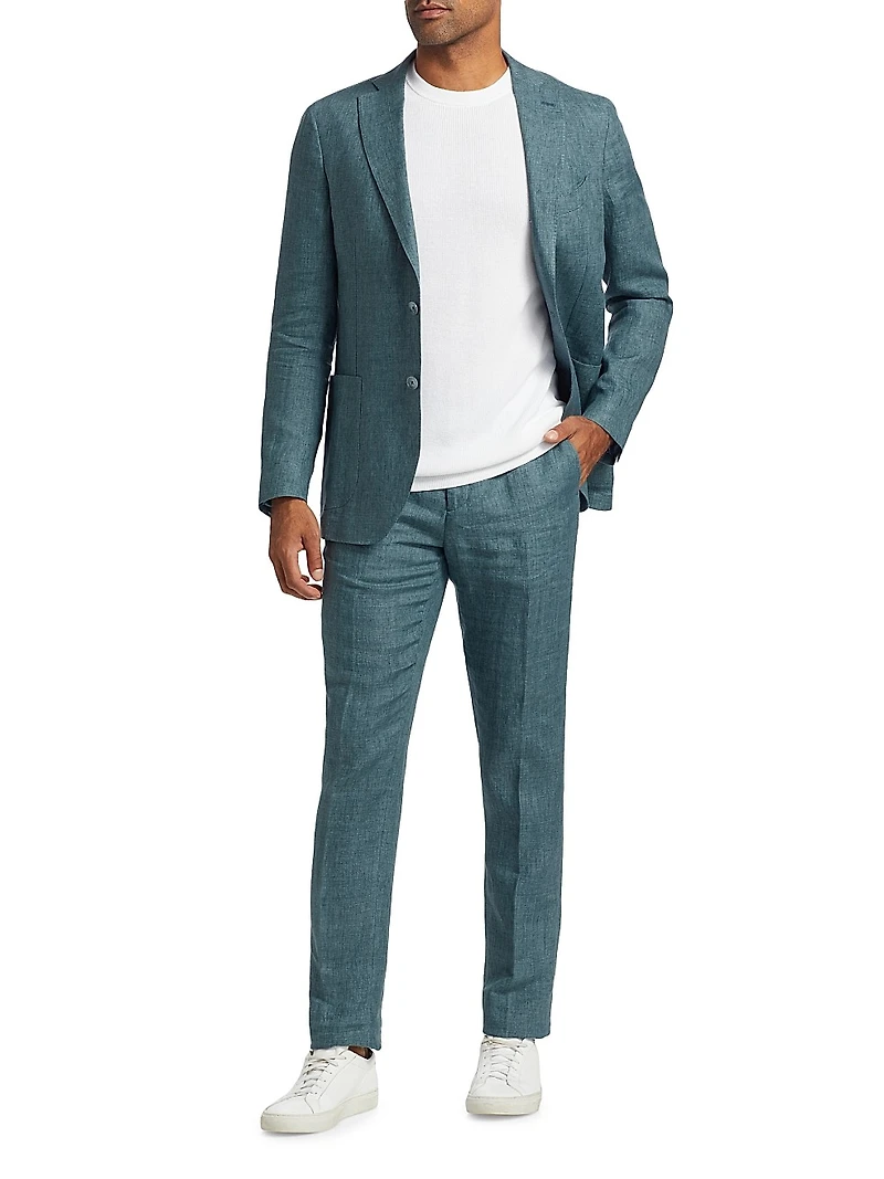 COLLECTION Rib-Knit Short-Sleeve Sweater