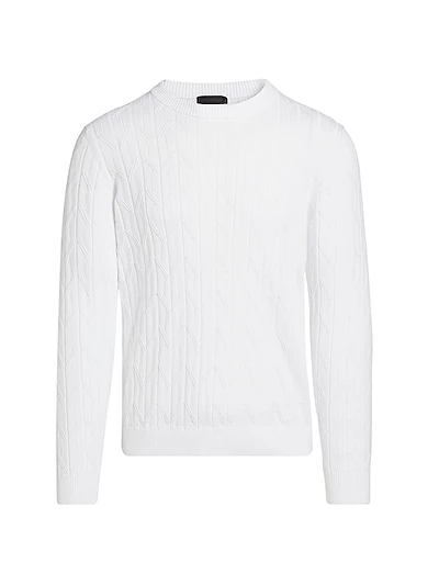 COLLECTION Cable-Knit Crewneck Sweater
