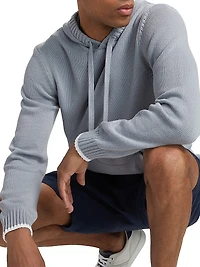 COLLECTION Stretch-Cotton Drawstring Hoodie