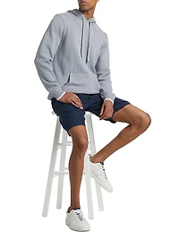 COLLECTION Stretch-Cotton Drawstring Hoodie