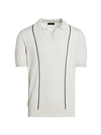 COLLECTION Retro Striped Polo Shirt