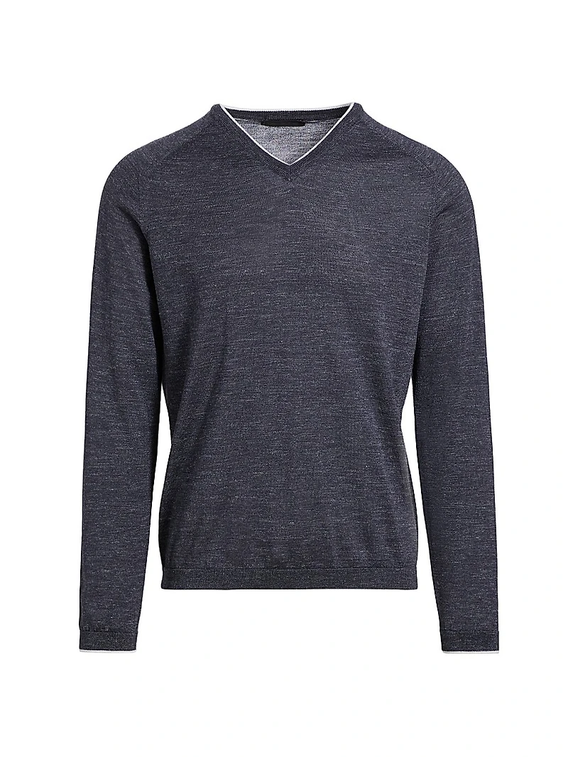 COLLECTION Wool, Silk & Linen Sweater
