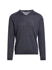 COLLECTION Wool, Silk & Linen Sweater