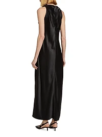 Bias Dress with Cowl Neckline