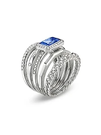 Stax Five Row Ring 18K White Gold