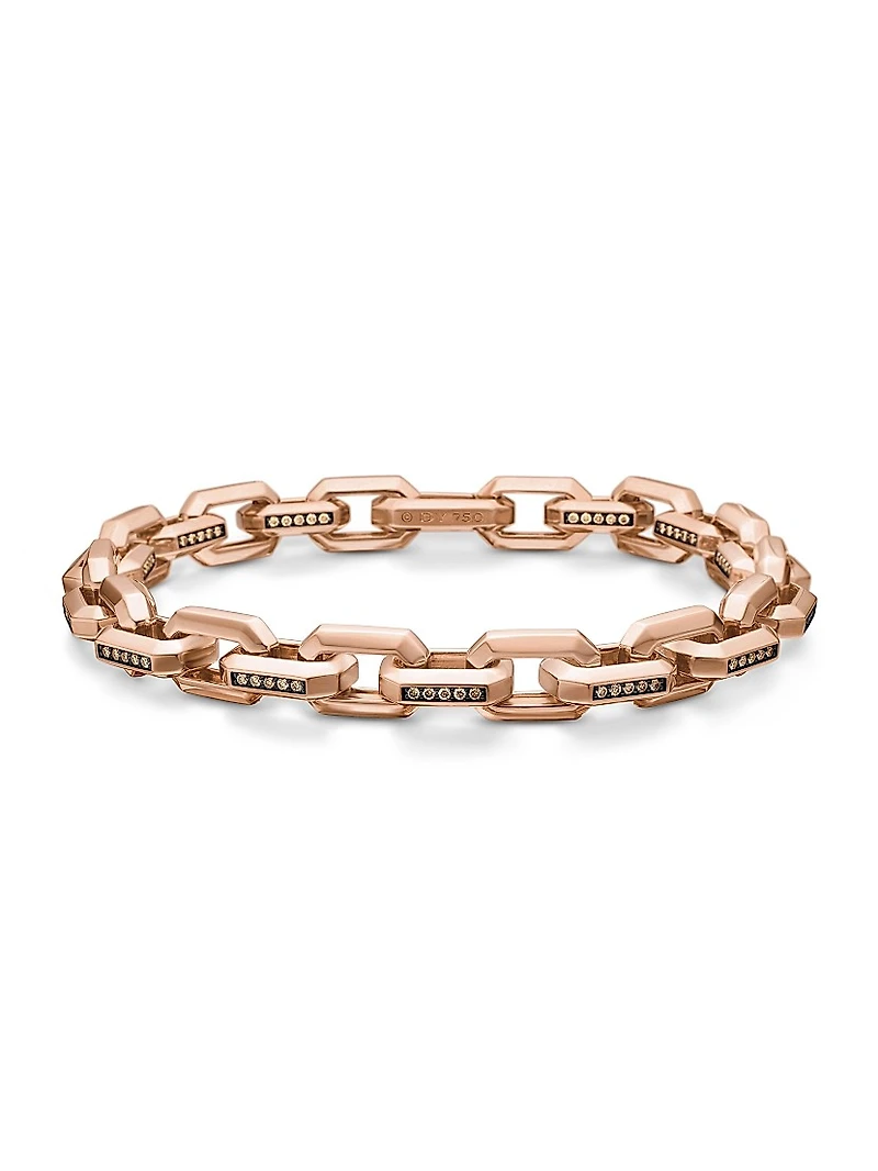 Streamline Heirloom Chain Link Bracelet 18K Rose Gold