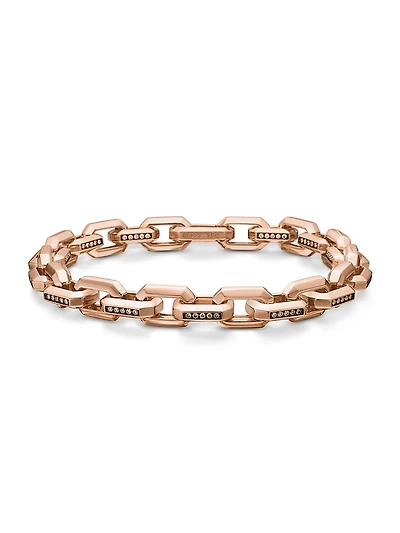 Streamline Heirloom Chain Link Bracelet in 18K Rose Gold
