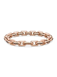 Streamline Heirloom Chain Link Bracelet 18K Rose Gold