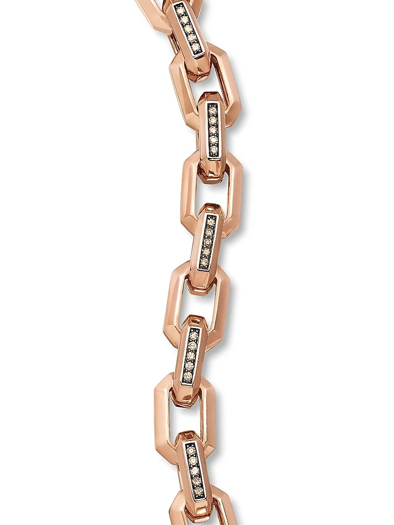 Streamline Heirloom Chain Link Bracelet 18K Rose Gold