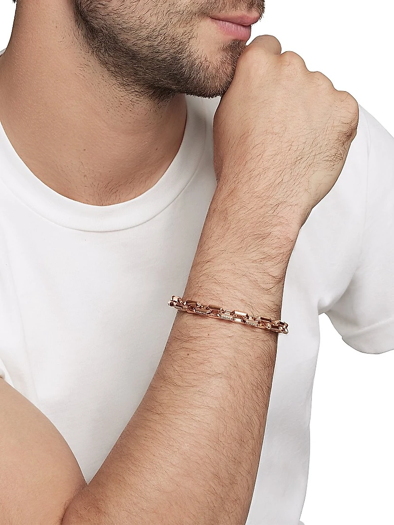 Streamline Heirloom Chain Link Bracelet 18K Rose Gold