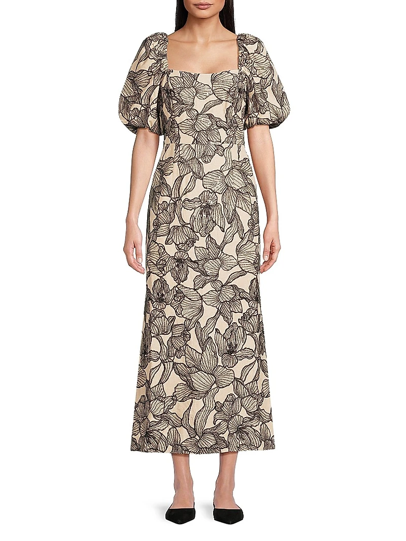 Linora Floral Maxi Dress