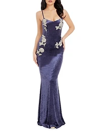 Giovanna Embellished Mermaid Gown