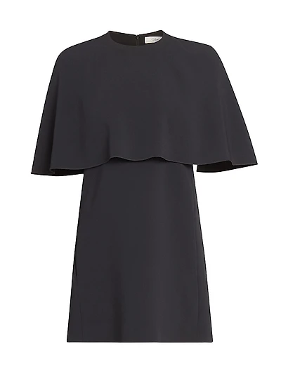 Cape A-Line Minidress
