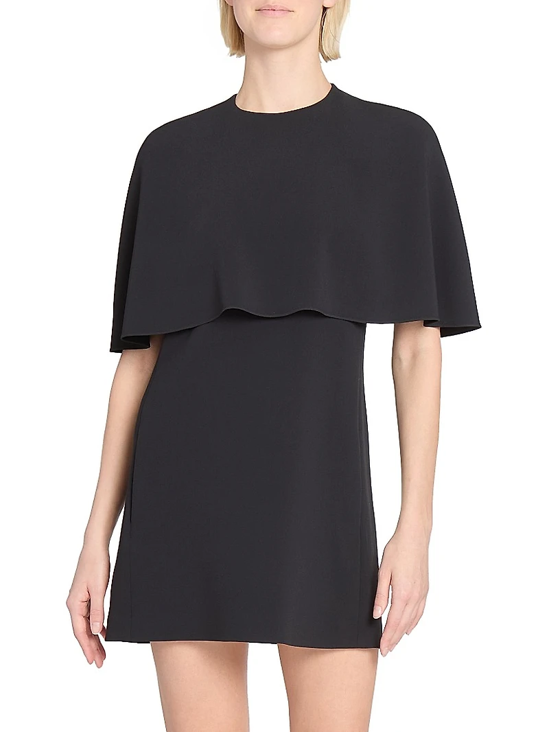 Cape A-Line Minidress