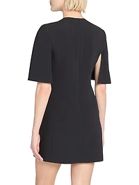 Cape A-Line Minidress