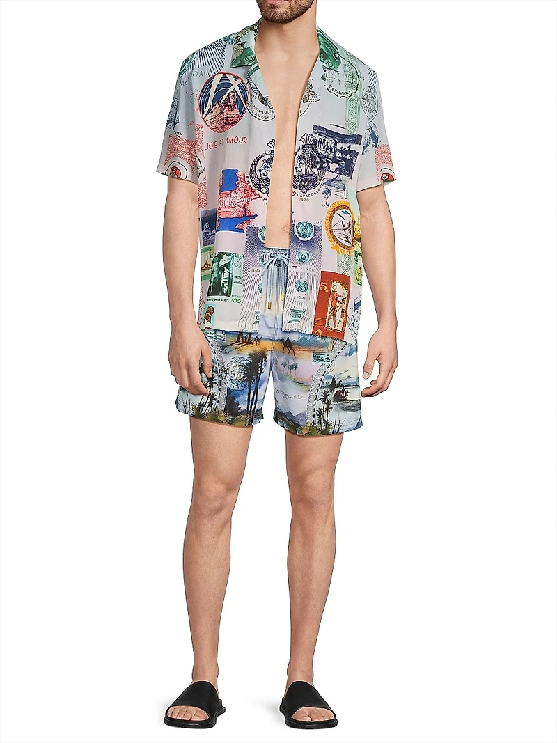 Call Me In Cairo Mid-Length Boardshort