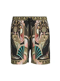They Call Her Nefertari Mid-Length Board Shorts