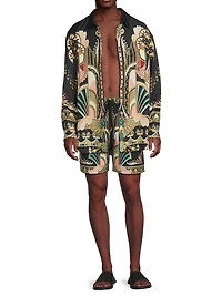 They Call Her Nefertari Mid-Length Board Shorts