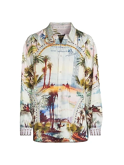 Call Me In Cairo Oversized Shirt