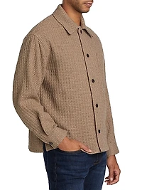 Textured Shirt Jacket