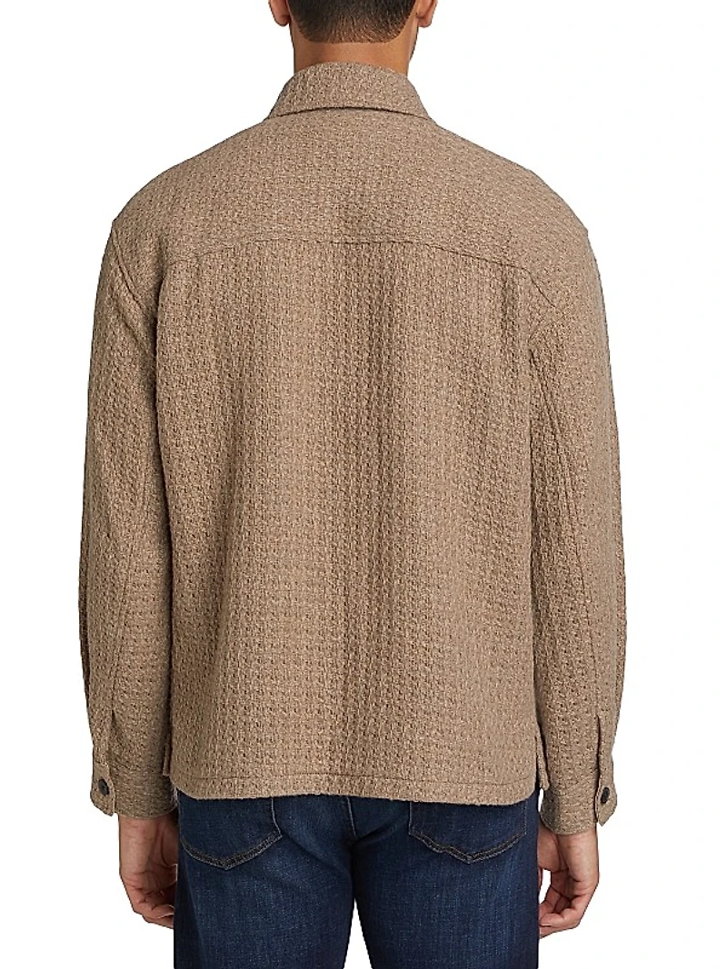 Textured Shirt Jacket