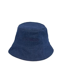 Bookish Denim Bucket Hat
