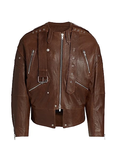 Leather Biker Jacket