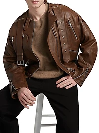 Leather Biker Jacket