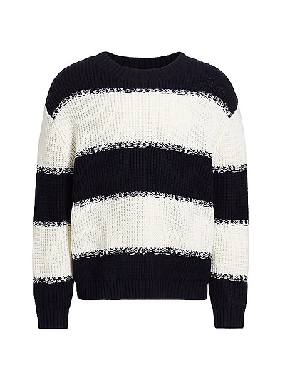 Striped Wool-Blend Sweater