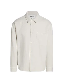 Waffle Textured Overshirt