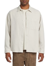 Waffle Textured Overshirt