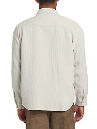 Waffle Textured Overshirt