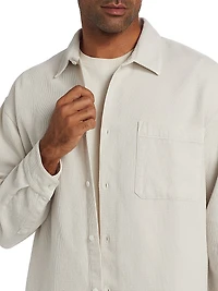 Waffle Textured Overshirt