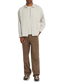 Waffle Textured Overshirt