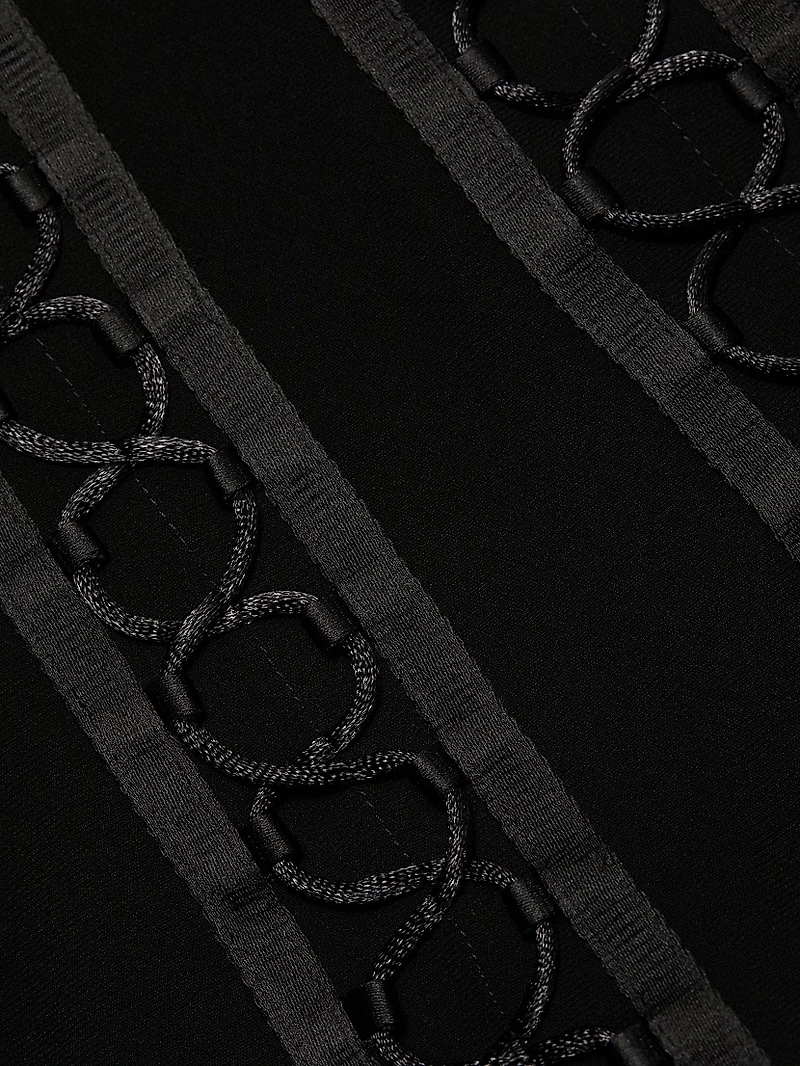 Dennison Laces Bustier Midi-Dress