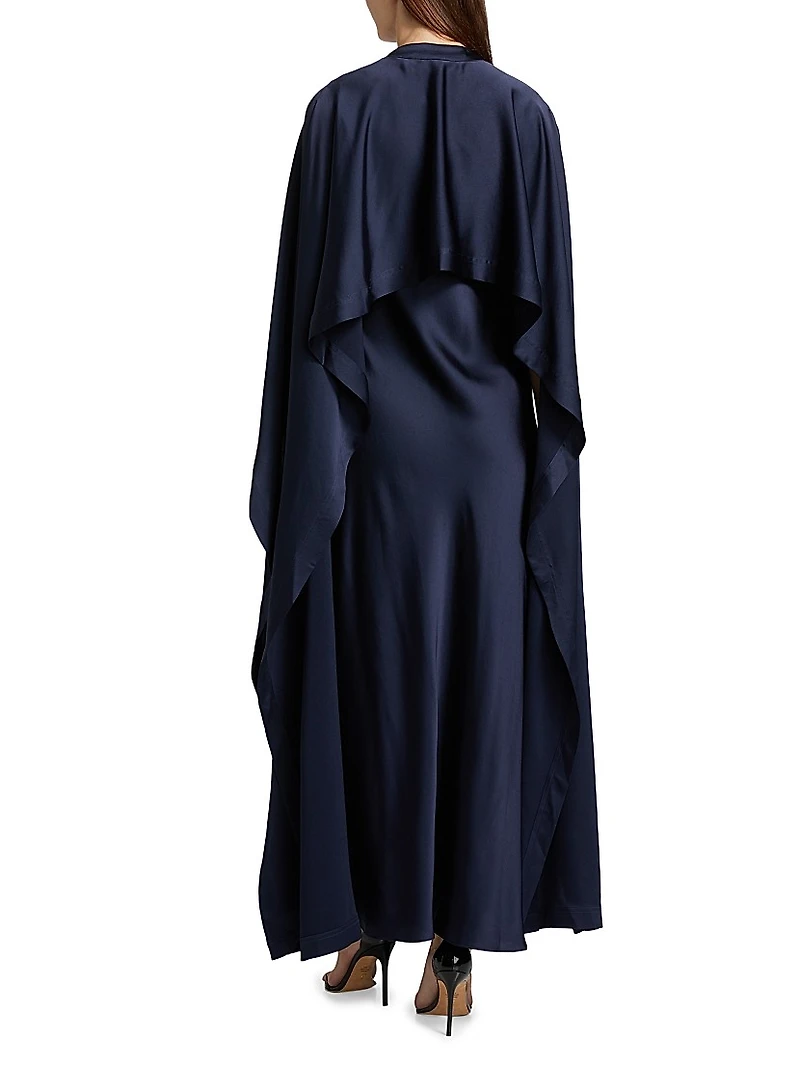 Amory Cape Cocktail Dress
