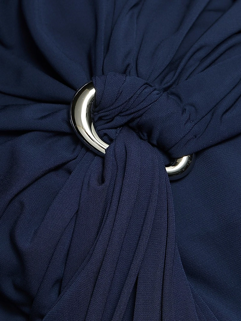 Maisie Jersey Twist Maxi Dress