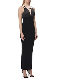 Jocelyn Plunge Bandage Gown