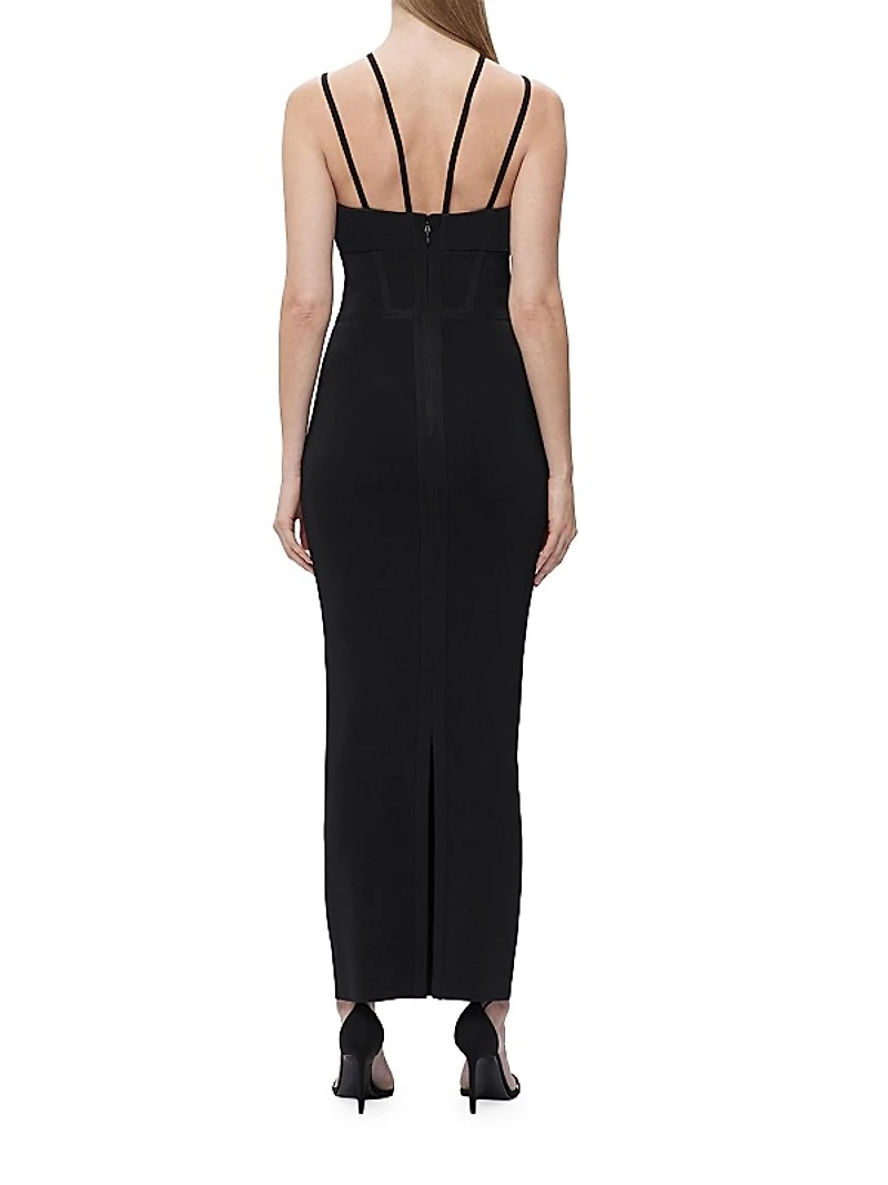 Jocelyn Plunge Bandage Gown
