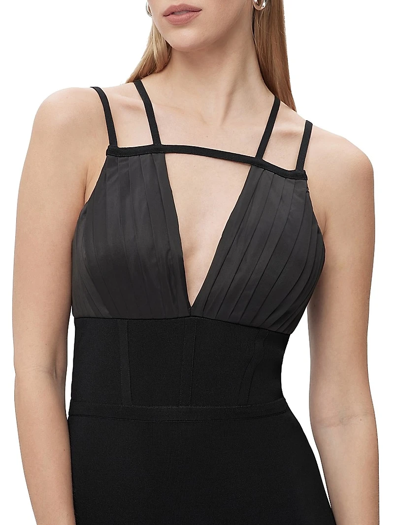 Jocelyn Plunge Bandage Gown