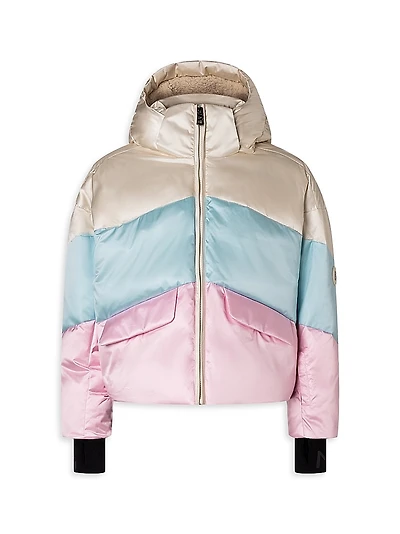 Little Girl's & Girl's Linda Satin Coat