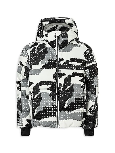 Little Boy's & Boy's Camouflage Down Jacket