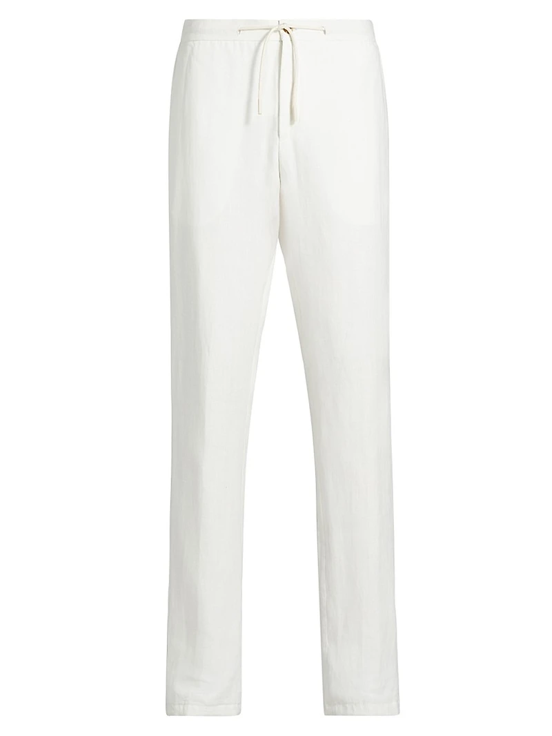 COLLECTION Linen Drawstring Trousers