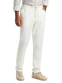 COLLECTION Linen Drawstring Trousers