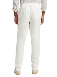 COLLECTION Linen Drawstring Trousers